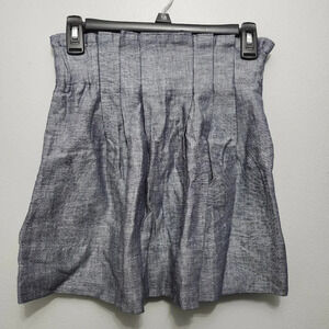 XXI women's mini skirt size XS gray linen blend